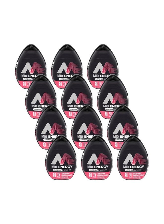 ميو معزز الماء السائل من Mio Energy، بنكهة الفراولة والأناناس المهروسة، 1.62 أونصة (عبوة من 12 قطعة) - Image 1
