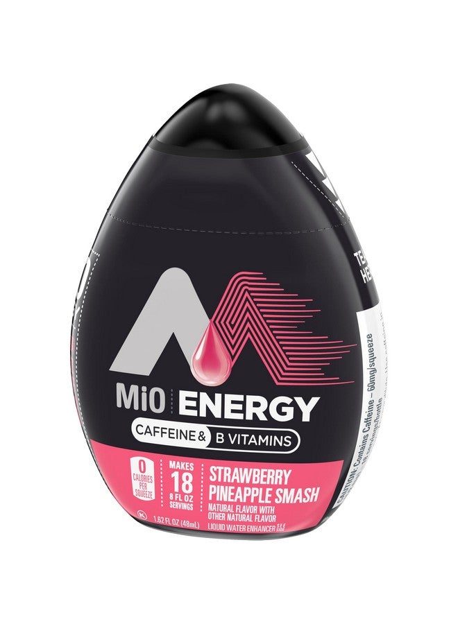 ميو معزز الماء السائل من Mio Energy، بنكهة الفراولة والأناناس المهروسة، 1.62 أونصة (عبوة من 12 قطعة) - Image 4