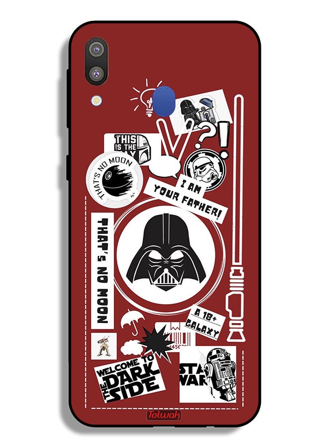 Tolwak Samsung Galaxy M20 Protective Case Cover Welcome To The Dark Side Sticker - Image 2