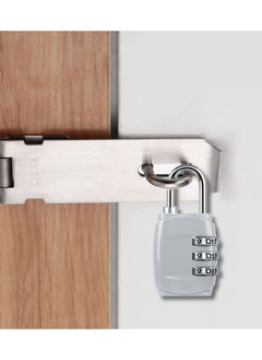 Y&D Luggage Locks Combination Padlocks, 3 Digit Padlock Codes with Alloy Body Mini Small Lock Trolley Gym Lockers Travel Bag Suit Case Bike (4 pcs)  - Image 4