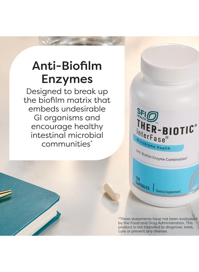Klaire Labs Klaire Labs SFI Health Ther-Biotic InterFase - Multi Enzyme Formula for Digestive Health & Gut Balance - Designed to Support a Healthy Microbiome (60 Capsules) - Image 2