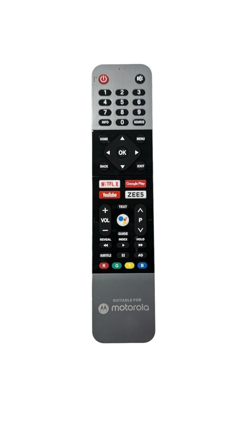 KPDP Original Motorola Voice Remote Compatible with Motorola Smart LED TVs with ZEE5 Shortcut and Google Assistant Voice Function Bluetooth Pairing Required Replacement Remote Control for Motorola TV - Image 5
