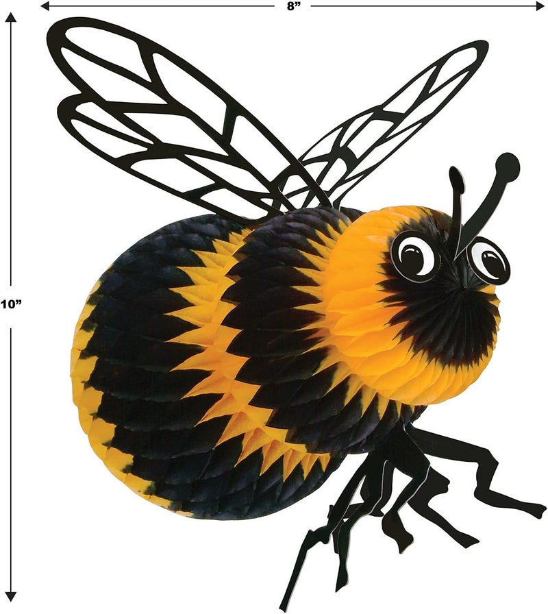 Beistle Tissue Bee 8 in - Image 2