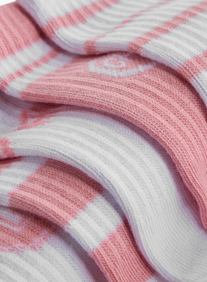 لي كوبر جوارب برقبة دائرية بنقوش - عبوة من  قطع - Image 4