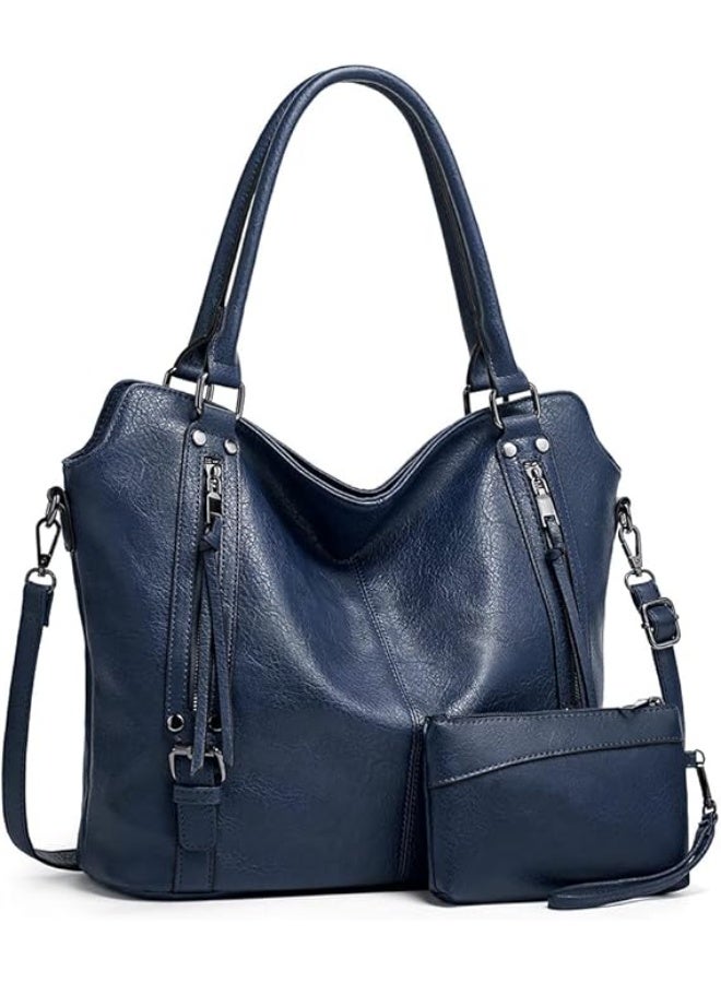 Gocokia Women Handbag Laptop Tote Bag Large Soft PU Leather Shoulder Bag Computer Tote Bag, Large Capacity Bag for Women Girls Travel Work Shopping - Image 1