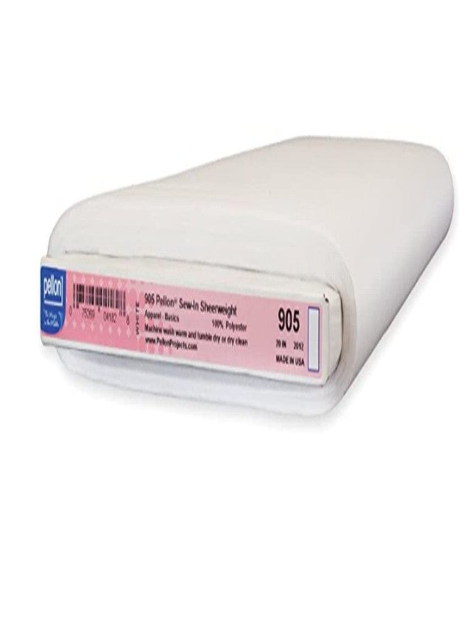 Pellon Sew-in Sheerweight 20" x30yds,Wt Interfacing, White