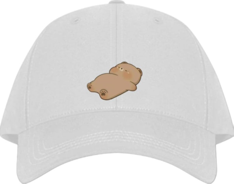 bear Baseball cap White 14
