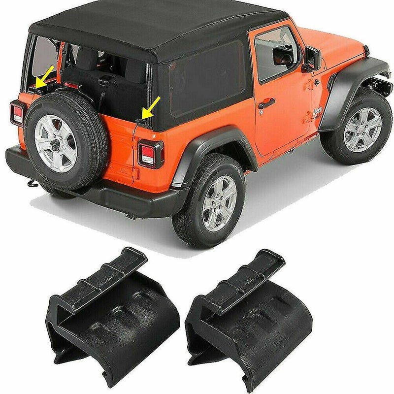 For 2007-2018 Jeep Wrangler Jk Soft Top Rear Window Retaining Clips - Image 2