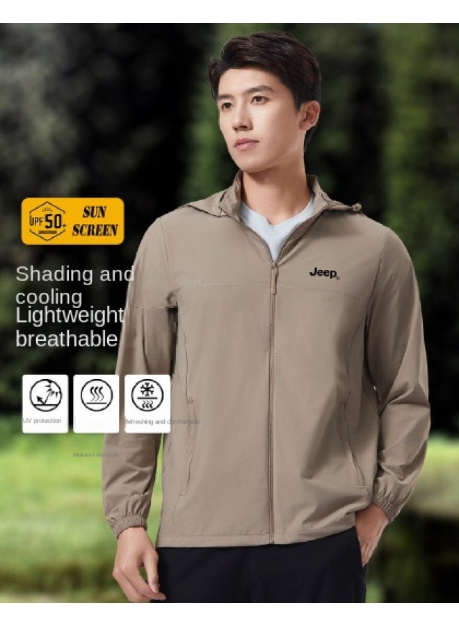 Jeep Upf50+】men's Lightweight Breathable Fashionable Casual Versatile Sun Protection Jacket - Image 4