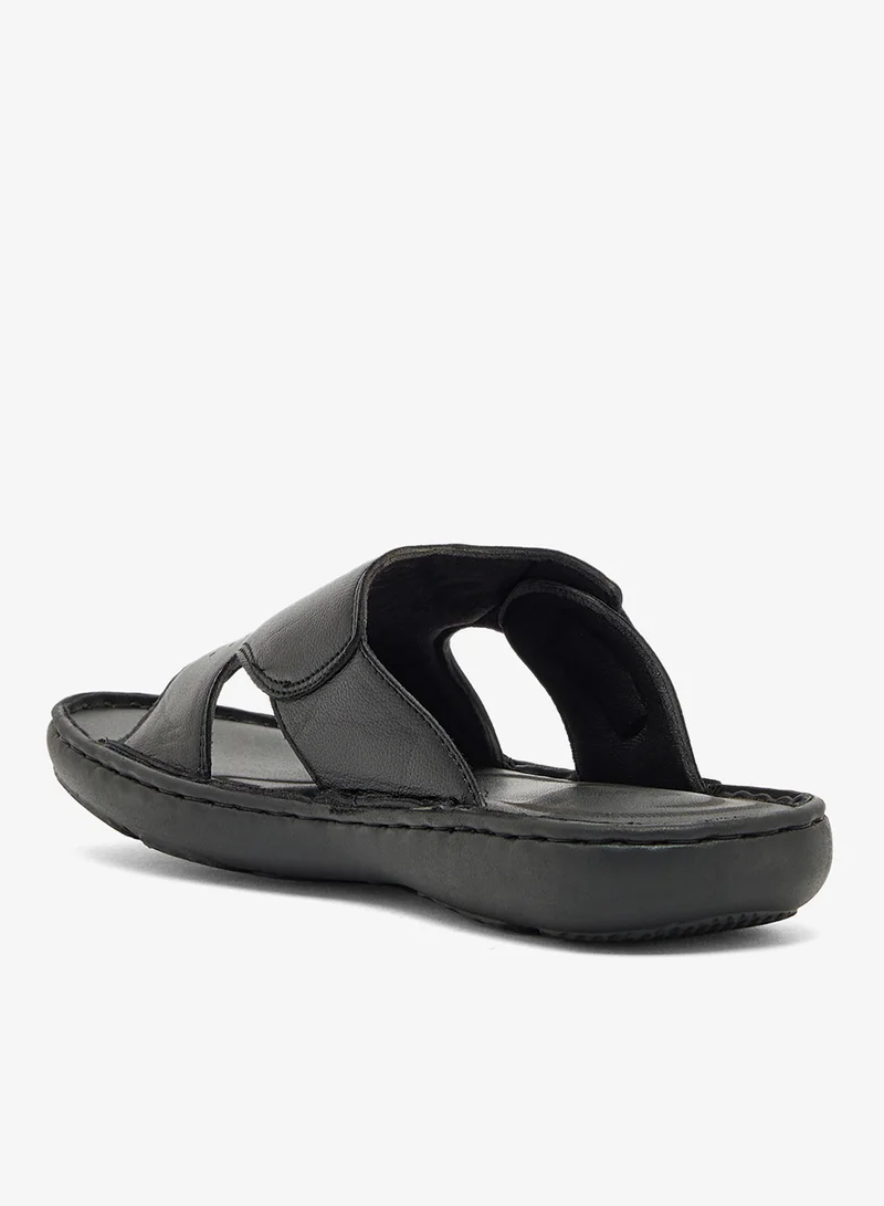 روبرت وود صنادل جلد صناعي بأشرطة