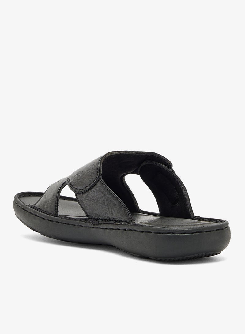 Robert Wood Faux Leather Strappy Sandals - Image 2