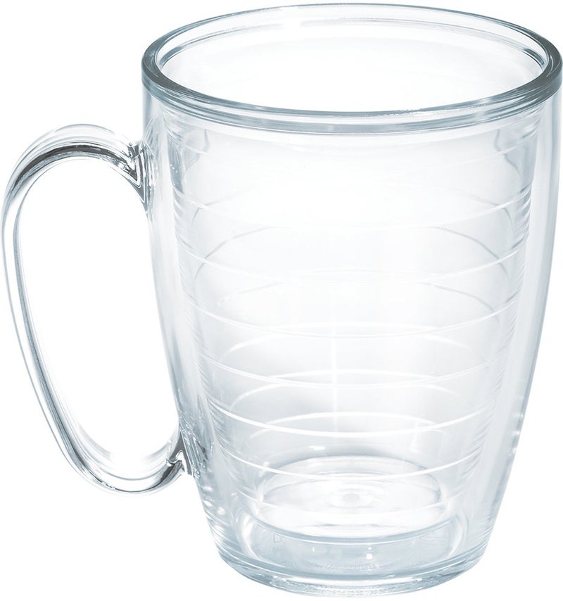 Tervis Clear  Colorful Tabletop Made in USA Double Walled Insulated Tumbler Travel Cup Keeps Drinks Cold  Hot 16oz Mug Clear