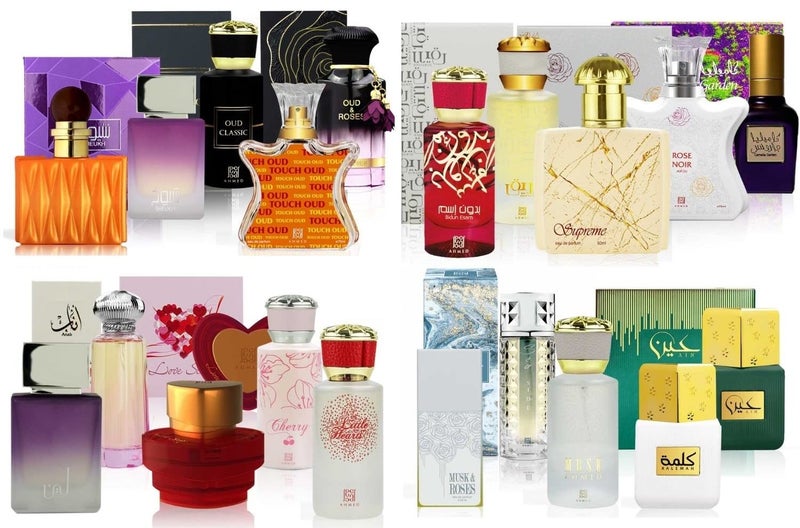 Ahmad Al Maghribi Perfume Samples for Women Feminine Set  Soft Arabian Perfume for Women Muestras de Perfumes Arabes para Mujeres Oud Arabic