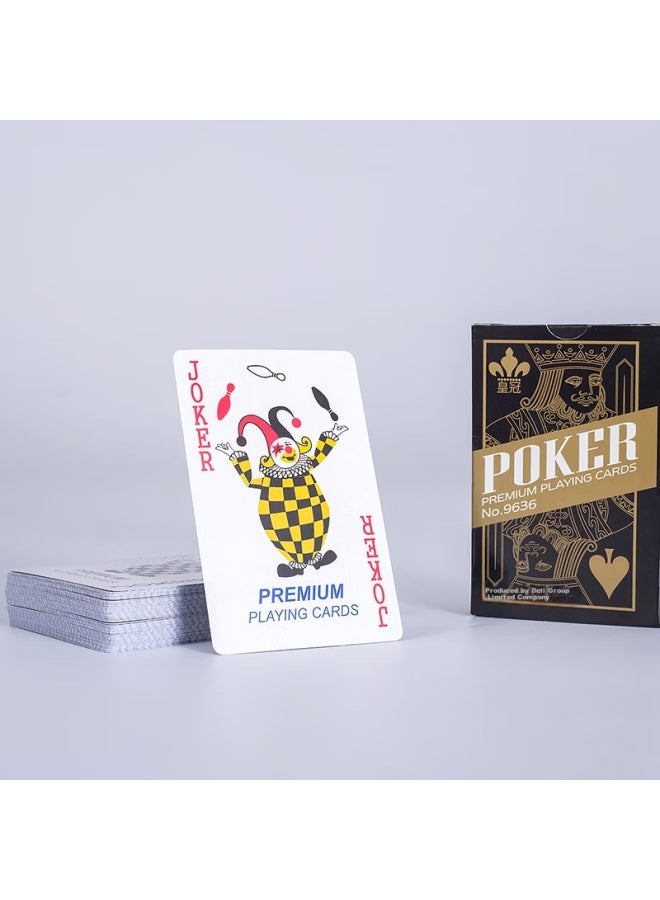 Deli Playing Cards, 10 Decks, Eco-friendly Material, Durable Entertainment Cards, Gold Color - Image 3