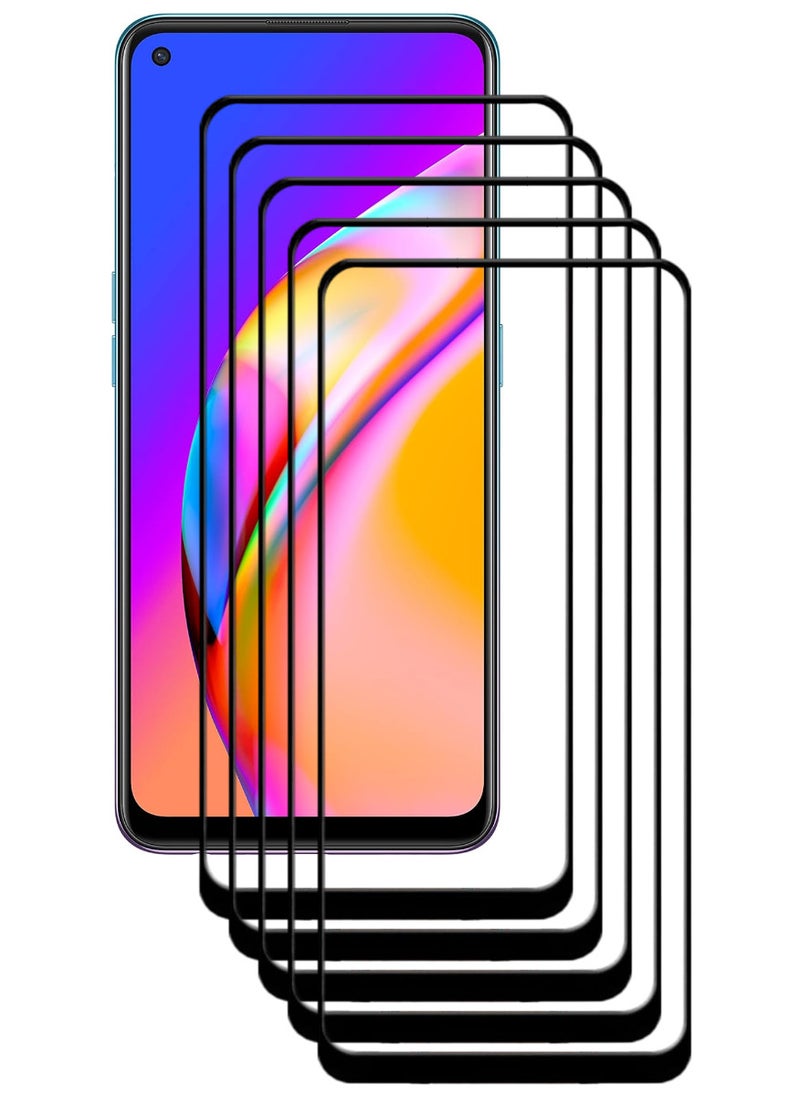 ACLIX 5 Pieces Antistatic ESD Dustproof Premium Quality High Definition Tempered Glass Screen Protector Designed For Oppo A94 5G - Image 1
