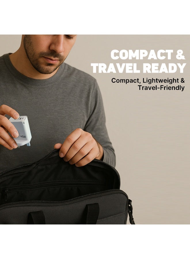 FITIT شاحن سريع 45 واط USB-C - محول مزدوج المنفذ مع توصيل الطاقة لسلسلة آيفون 16 - شحن سريع، شحن جهازين في آن واحد - فيتت - Image 4