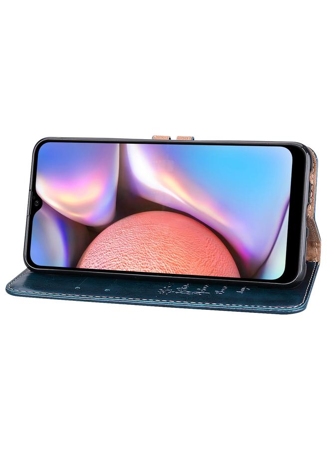 اس-توب جراب لهاتف Samsung Galaxy A02s مصنوع من الجلد بنسيج الشمع الزيتي - Image 5