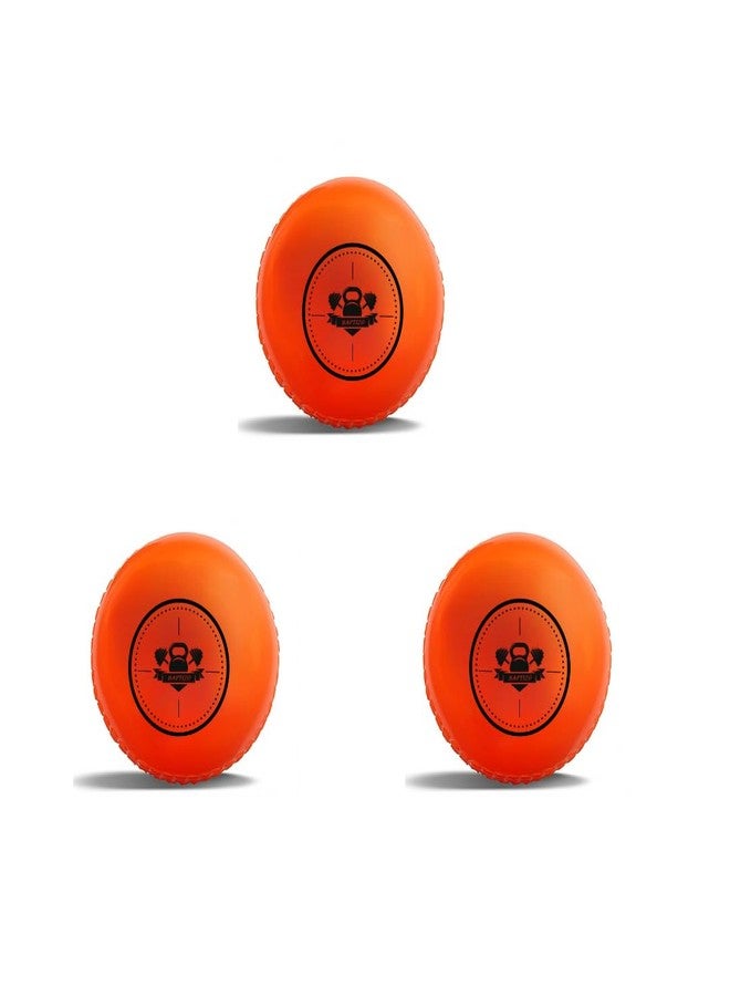 BAPTIZO Synthetic Cricket Ball Match Practice Training | Practice Cricket Ball | Wind Balls | Swing Ball | Indoor & Outdoor Street & Beach Cricket (Orange) - Image 2