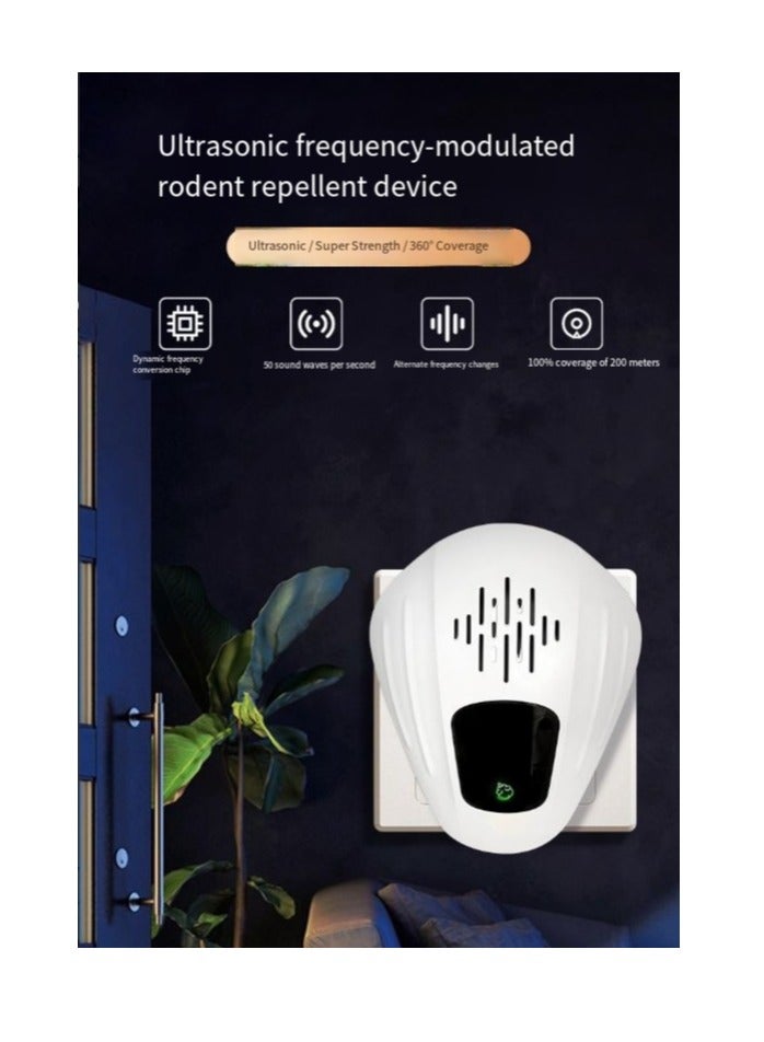 Generic Ultrasonic Pest Repellent, Rodent Repellent Ultrasonic Electronic Mouse Repellent, Pest Control Device for Mosquito, Rat, Cockroach Pest Control  - Image 5