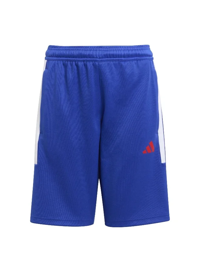 Adidas J Hot Sho Blue Training Shorts For Junior 7-8Y