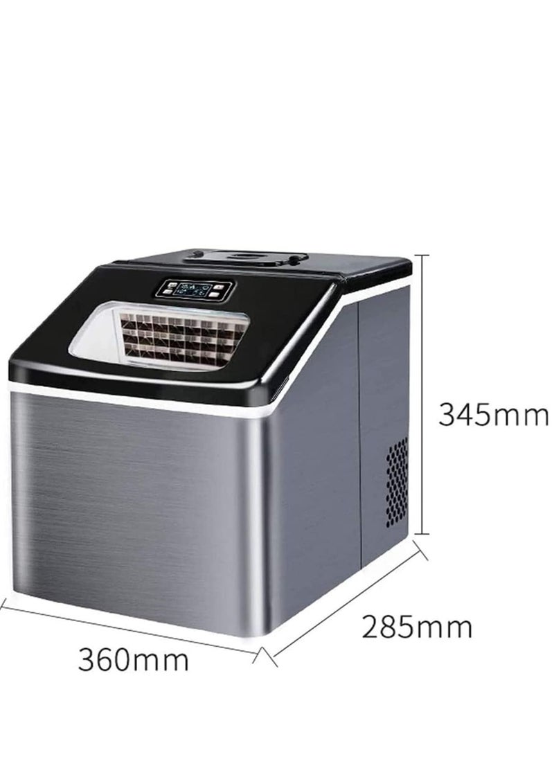 Generic - Household Ice Maker Machine for Countertop 55 lbs Ice Cube in 24H 9 Ice Cubes Ready in 12-20 Minutes - Image 1