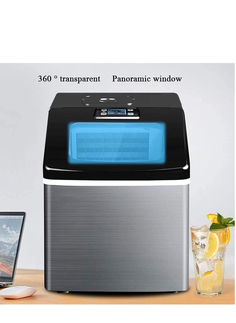 Generic - Household Ice Maker Machine for Countertop 55 lbs Ice Cube in 24H 9 Ice Cubes Ready in 12-20 Minutes - Image 1
