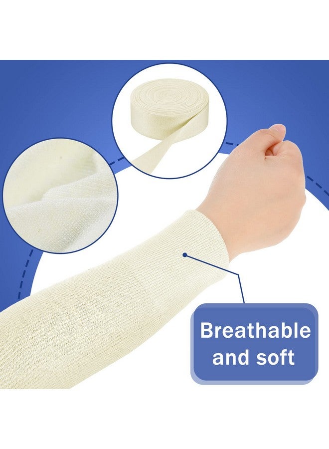 تونديامو ضمادة أنبوبية مريحة من القطن الاقتصادي للذراع والساق والركبة قبل التجبير أو تصنيع ضمادة أنبوبية للذراع (2 بوصة × 11 ياردة) - Image 4