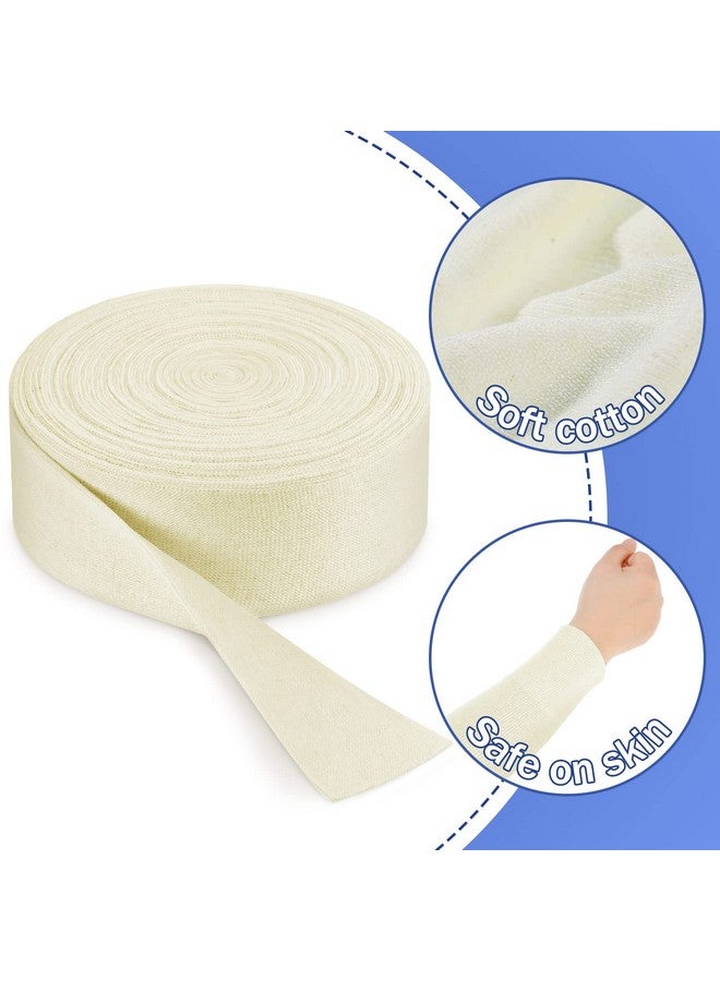 تونديامو ضمادة أنبوبية مريحة من القطن الاقتصادي للذراع والساق والركبة قبل التجبير أو تصنيع ضمادة أنبوبية للذراع (2 بوصة × 11 ياردة) - Image 3