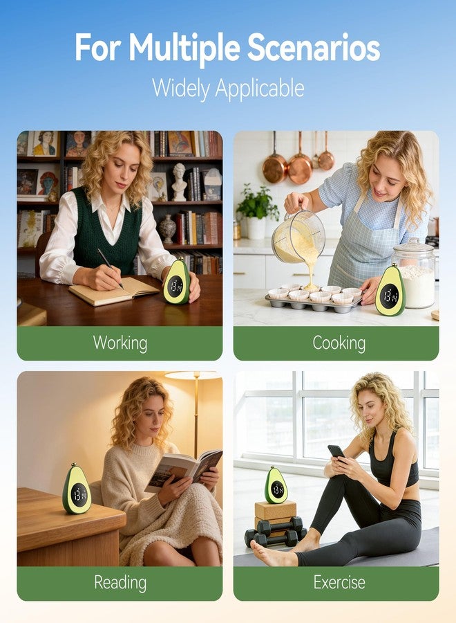Doli Yearning Avocado Digital Visual Timer for Kids, Potty Training Timer for Toddler Avocado - Image 5