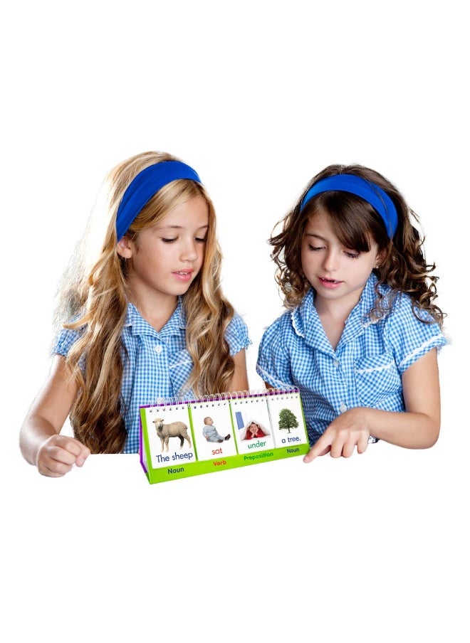 Junior Learning Junior Learning Sentence Flips Double-Sided Flip Stand, Ages 4-6, Vocabulary & Grammar, K-1  - Image 1