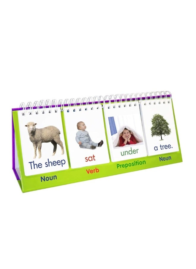 Junior Learning Junior Learning Sentence Flips Double-Sided Flip Stand, Ages 4-6, Vocabulary & Grammar, K-1  - Image 2