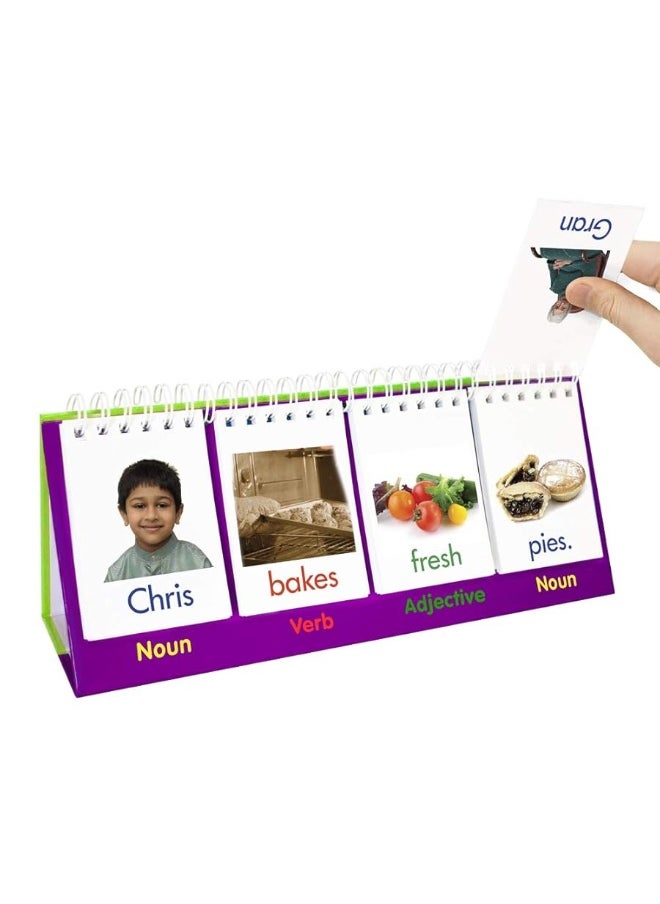 Junior Learning Junior Learning Sentence Flips Double-Sided Flip Stand, Ages 4-6, Vocabulary & Grammar, K-1  - Image 4