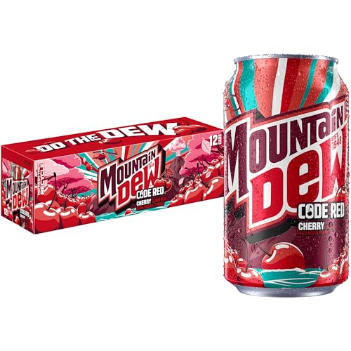 Mountain Dew Code Red Cherry, 12 Fl Oz Cans, 12 Pack - Image 1