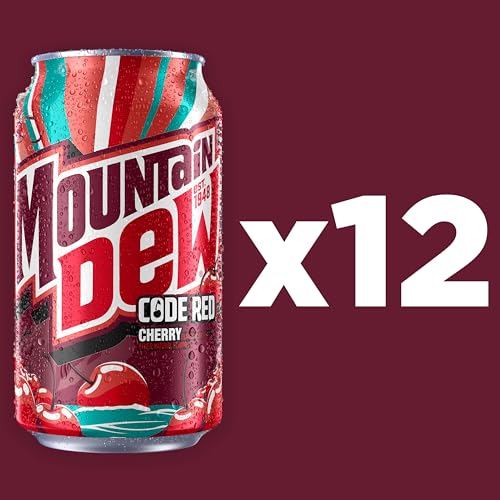 Mountain Dew Code Red Cherry, 12 Fl Oz Cans, 12 Pack - Image 2