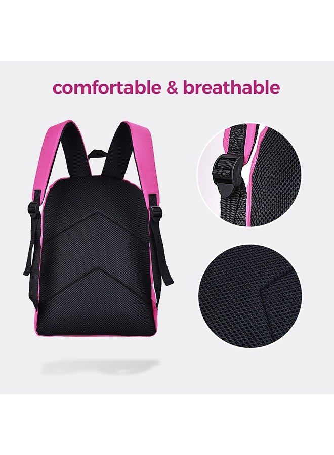 Nova kids Baby School Bag, 17Inch/18L - Pink  - Image 5