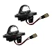 BWBWND 2 PCS Full LED License Plate Light Tag Lamp Assembly 6000K Vehicle Rear Plate Lamp Assembly Replacement Car Tag Light Compatible with Escalade Avalanche Silverado - Image 2