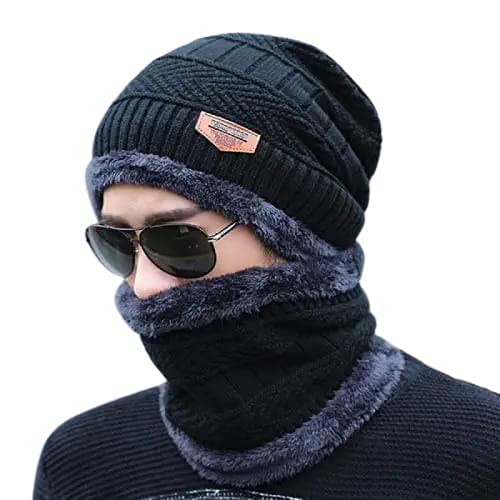 DS Enterprise Unisex Wool Cap (106_Black_Free Size) - Image 1