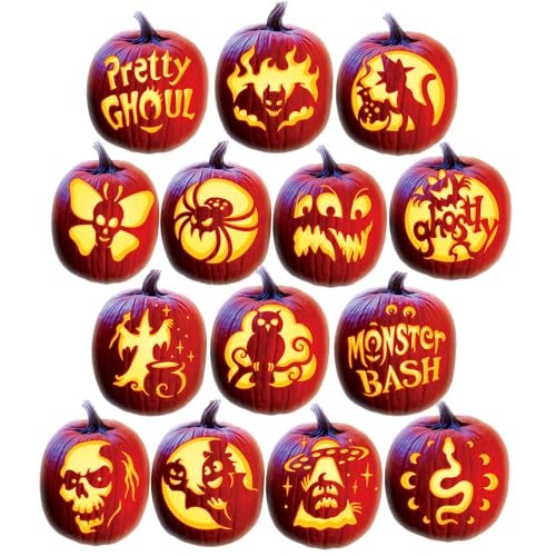 Pumpkin Masters Premium Carving All-in-One Party Kit – Large Handled Tools and Patterns for Ultimate Halloween Pumpkin Carving Experience - Image 5