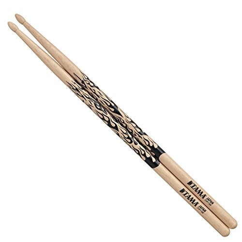 TAMA Rhythmic Fire Japanese Oak 7A Drum Sticks (7AF) - Image 3