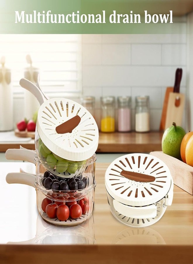 DEVANI IMPEX 2-in-1 Collapsible Drain Basket with Handle – Multipurpose Washing Bowl & Strainer for Fruits, Vegetables, and Pasta | Space-Saving Sink Colander – 1 Pcs, Multicolor - Image 2