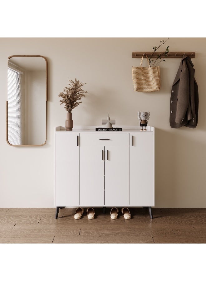 Home Box Marwell 22-Pair Sintered Stone Shoe Cabinet with 4 Doors and Drawer 35 x 110 x 120 cm  - Image 2
