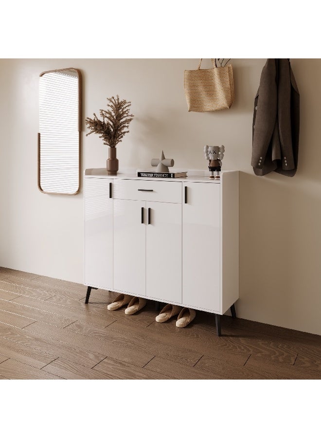 Home Box Marwell 22-Pair Sintered Stone Shoe Cabinet with 4 Doors and Drawer 35 x 110 x 120 cm  - Image 3
