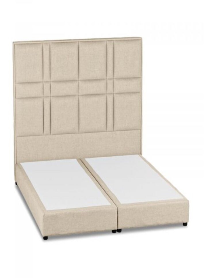 House One Narjis | Velvet Bed Frame - Ivory  - Image 2