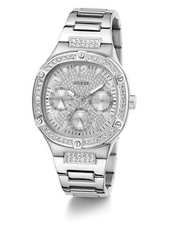 GUESS Guess Women's Silver Tone Multi-function Watch GW0558L1  - Image 3