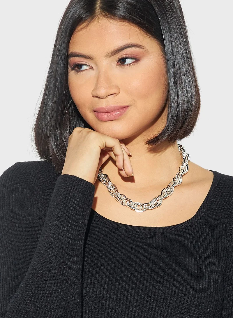 2Xtremz Square Neck Ribbed Sweater