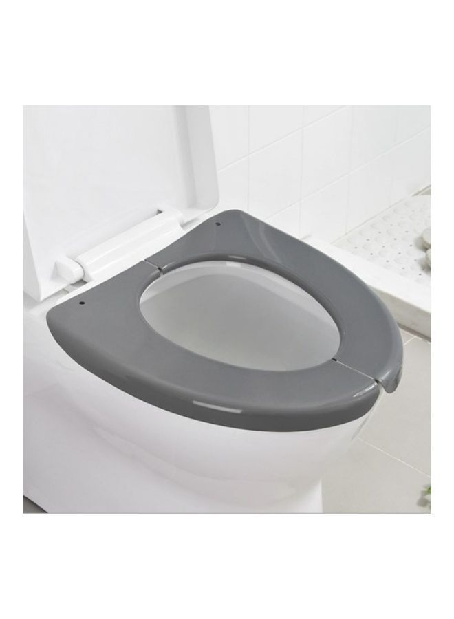 NIBEMINENT Travel Portable Toilet Pad Plastic Waterproof Bathroom Seat Cover Mats Grey 42 x 8 19cm - Image 1
