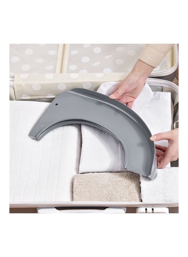 NIBEMINENT Travel Portable Toilet Pad Plastic Waterproof Bathroom Seat Cover Mats Grey 42 x 8 19cm - Image 3