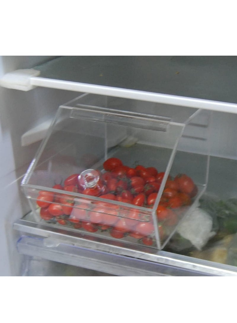 Reko Candy box 3 pack Storage Box with Lids Transparent Clear Square Containers - Image 3