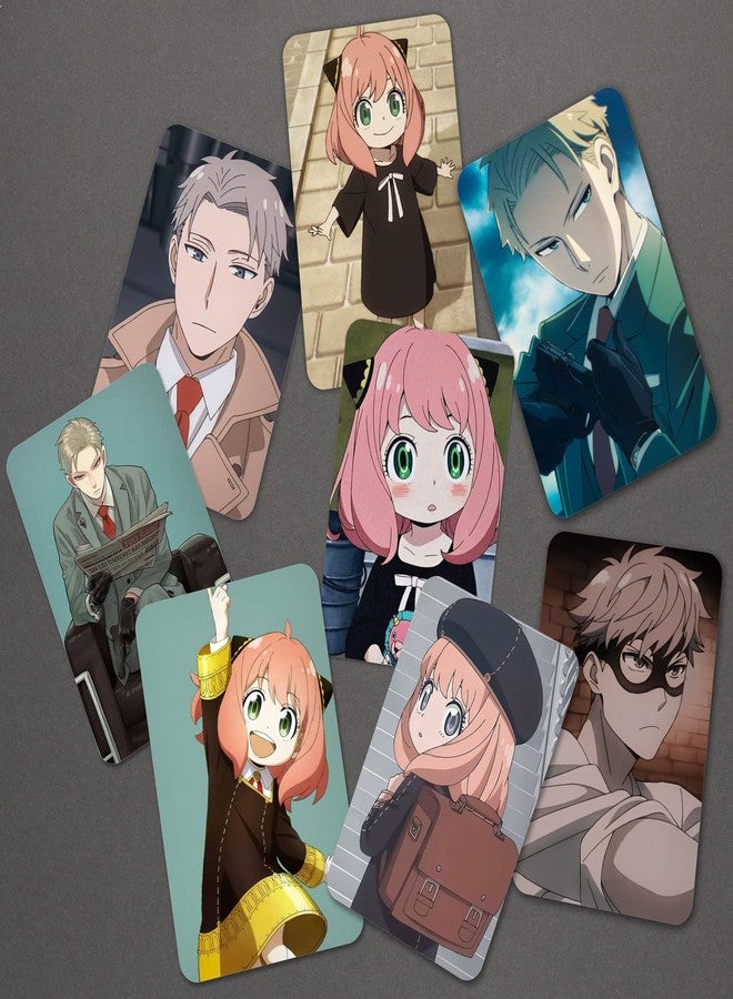 NS Trading مجموعة بطاقات صور أنمي Spy X Family، 12 بطاقة + 4 بطاقات مجانية (Loid Forger/Anya and Yor Forger) - Image 3