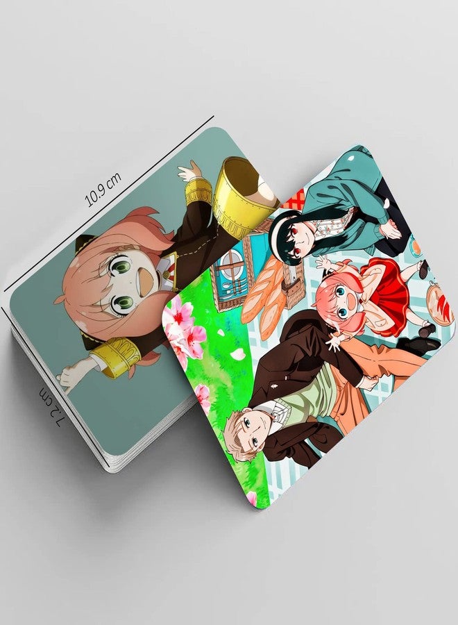 NS Trading مجموعة بطاقات صور أنمي Spy X Family، 12 بطاقة + 4 بطاقات مجانية (Loid Forger/Anya and Yor Forger) - Image 4
